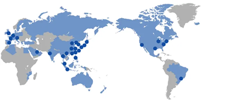 拠点情報・販売ネットワーク　イメージ