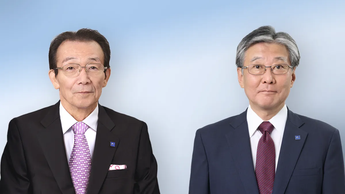 左：代表取締役会長CEO 北澤 通宏、右：代表取締役社長COO 近藤 史郎