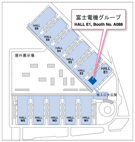 中国国際工業博覧会会場地図