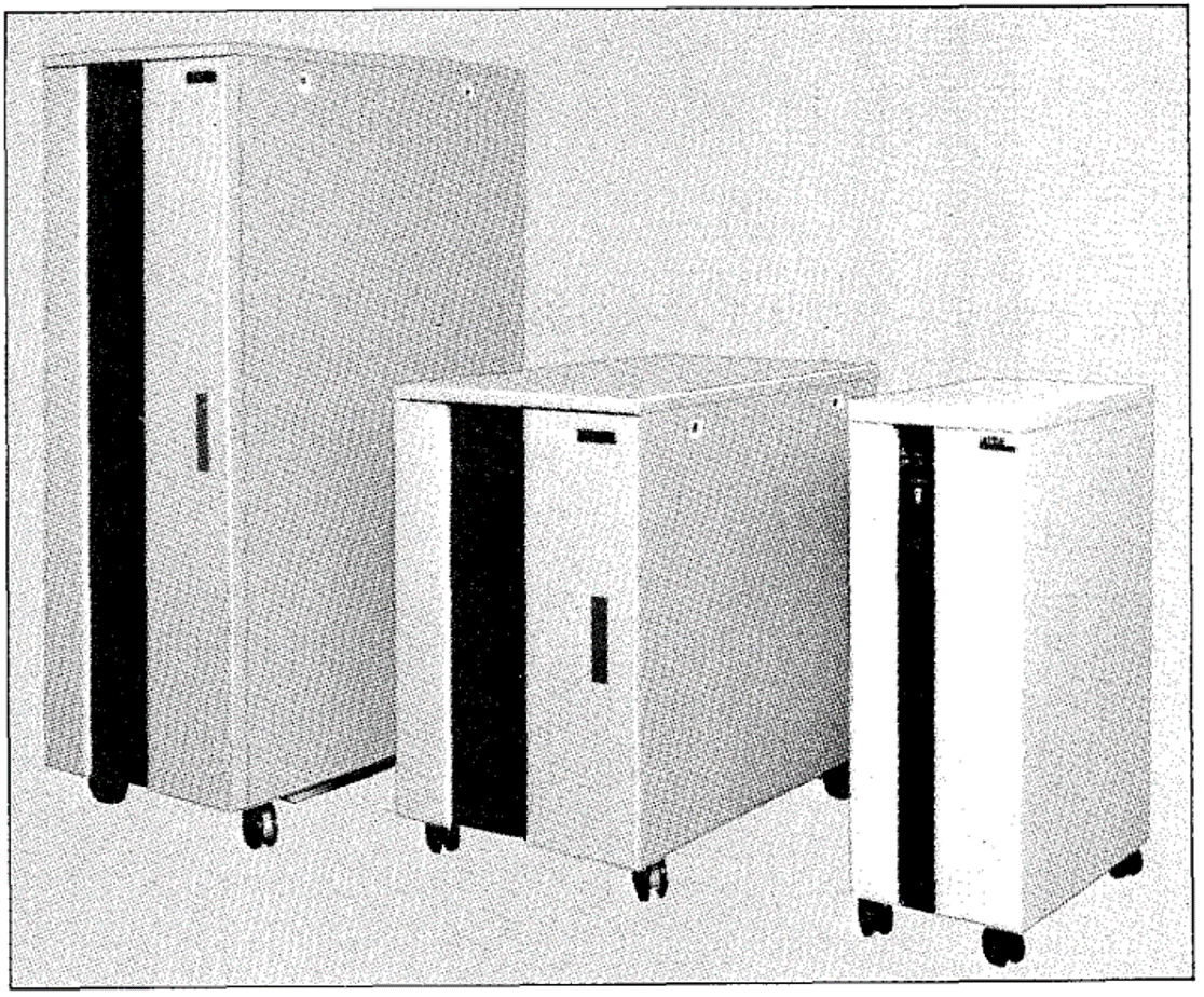 富士ミニUPSの外観。富士時報第58巻第1号(1985年)より