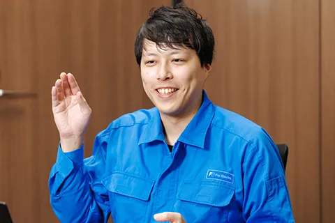 インダストリー事業本部 東京工場 盤装置部の大関