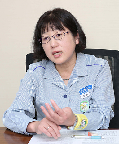 川崎事業所 課長 金田豊子