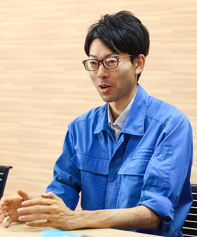 富士電機機器制御(株) 生産統括部 生産技術部 吹上作業研究課 新井康功