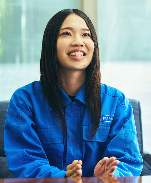 川崎工場 第一製造部 生産技術課 松倉由佳