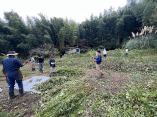 耕作放棄地の開拓活動