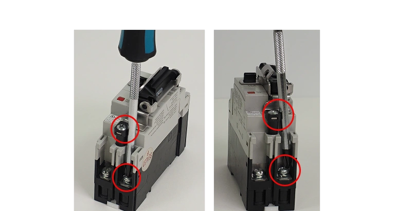 充電部の感電保護も実現するハンドルキーロックの解説図