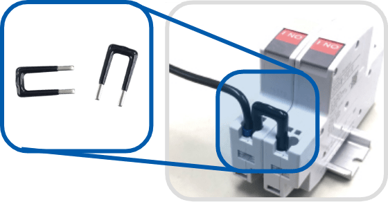 サーキットプロテクタ用渡りバー(スプリング端子用)