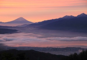 高ボッチ山からの眺望