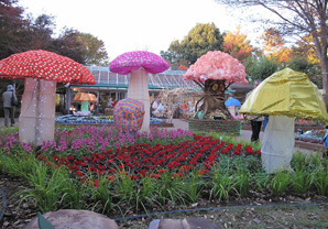 森林公園の秋祭り