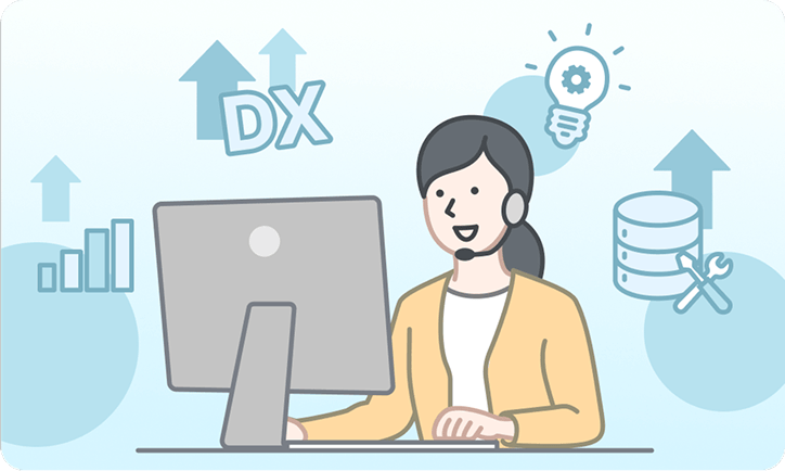 オフィスで働く人が快適に業務に取り組む様子