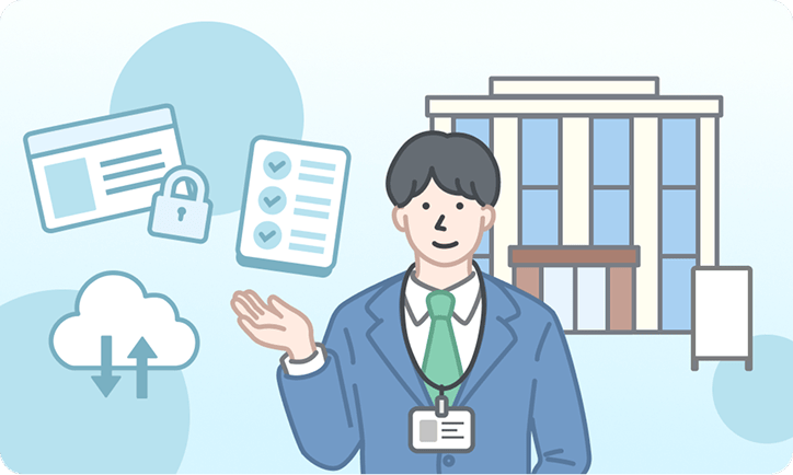 役所がデジタルトランスフォーメーションを取り入れている様子