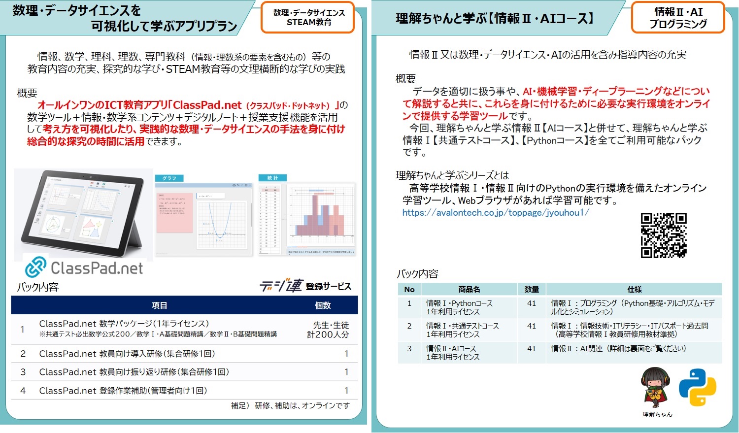 DXハイスクール向け FSL提案パック
