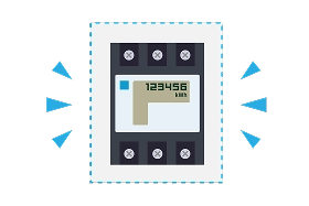 コンパクトサイズで省スペース施工に対応するJF IIシリーズの電力計