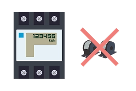CT不要で省スペース施工を実現するJF IIシリーズ電力計の表示ユニット