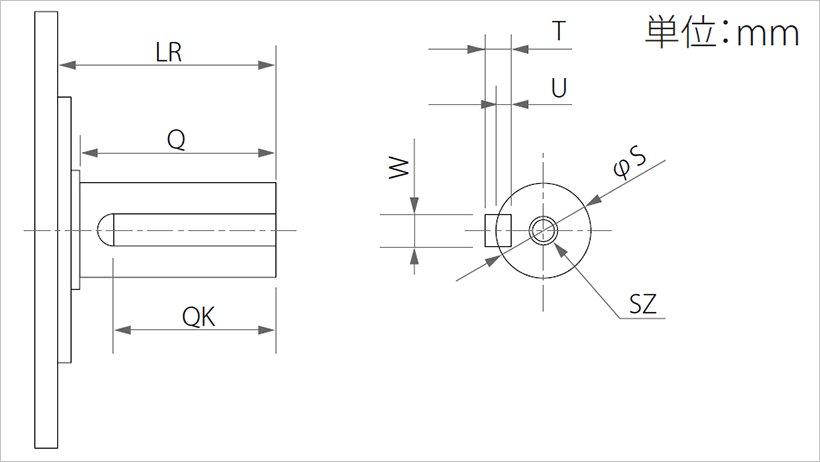 サーボモータ外形図 | ALPHA7 | 富士電機