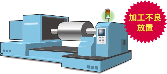 長時間加工異常診断（導入前）イメージ図