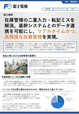 在庫管理システムによるペーパーレス化・基幹システム連携の事例イメージ