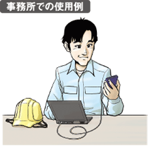 事務所での使用例