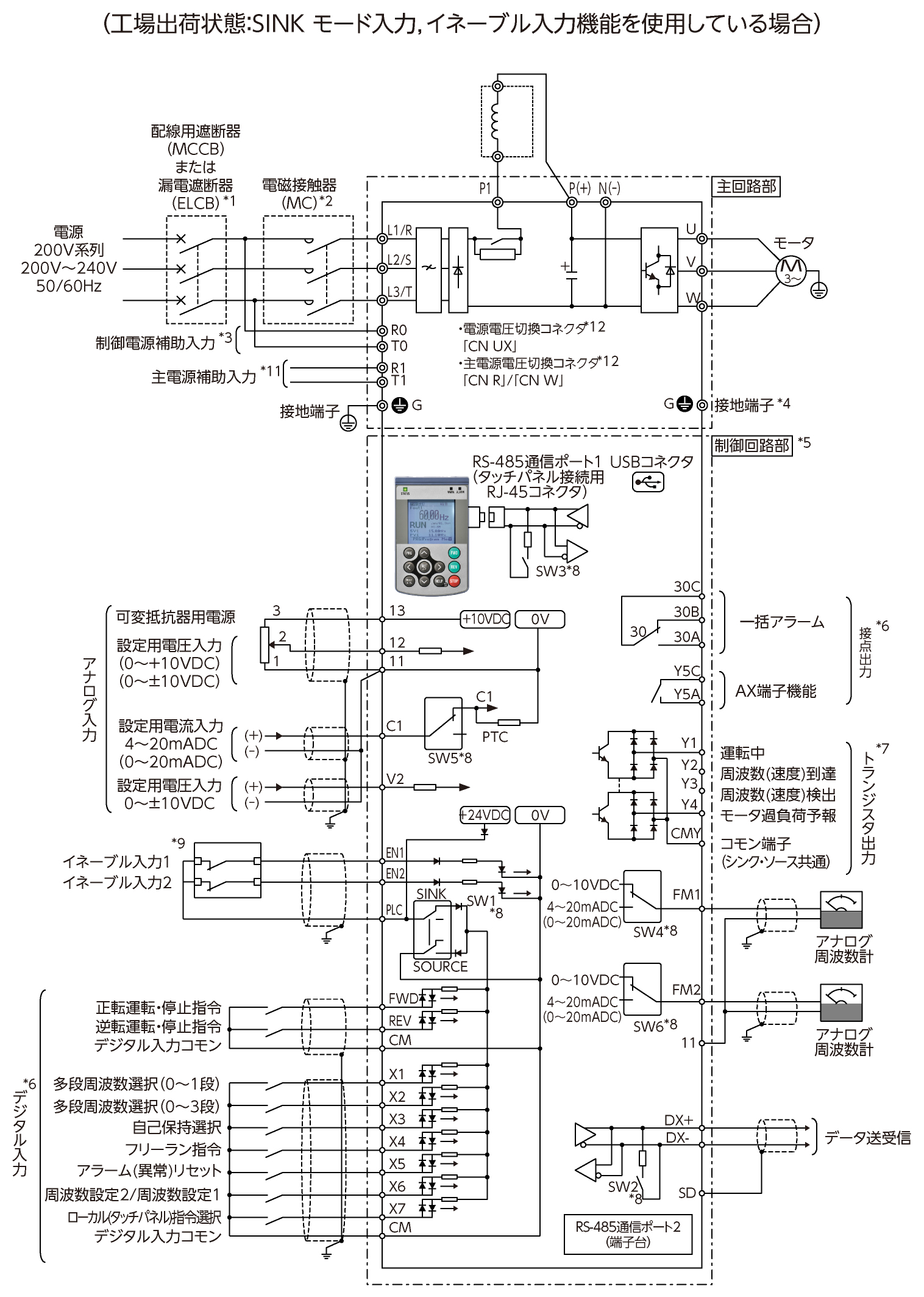 FRN75AR1S-2Jの接続図(その3)