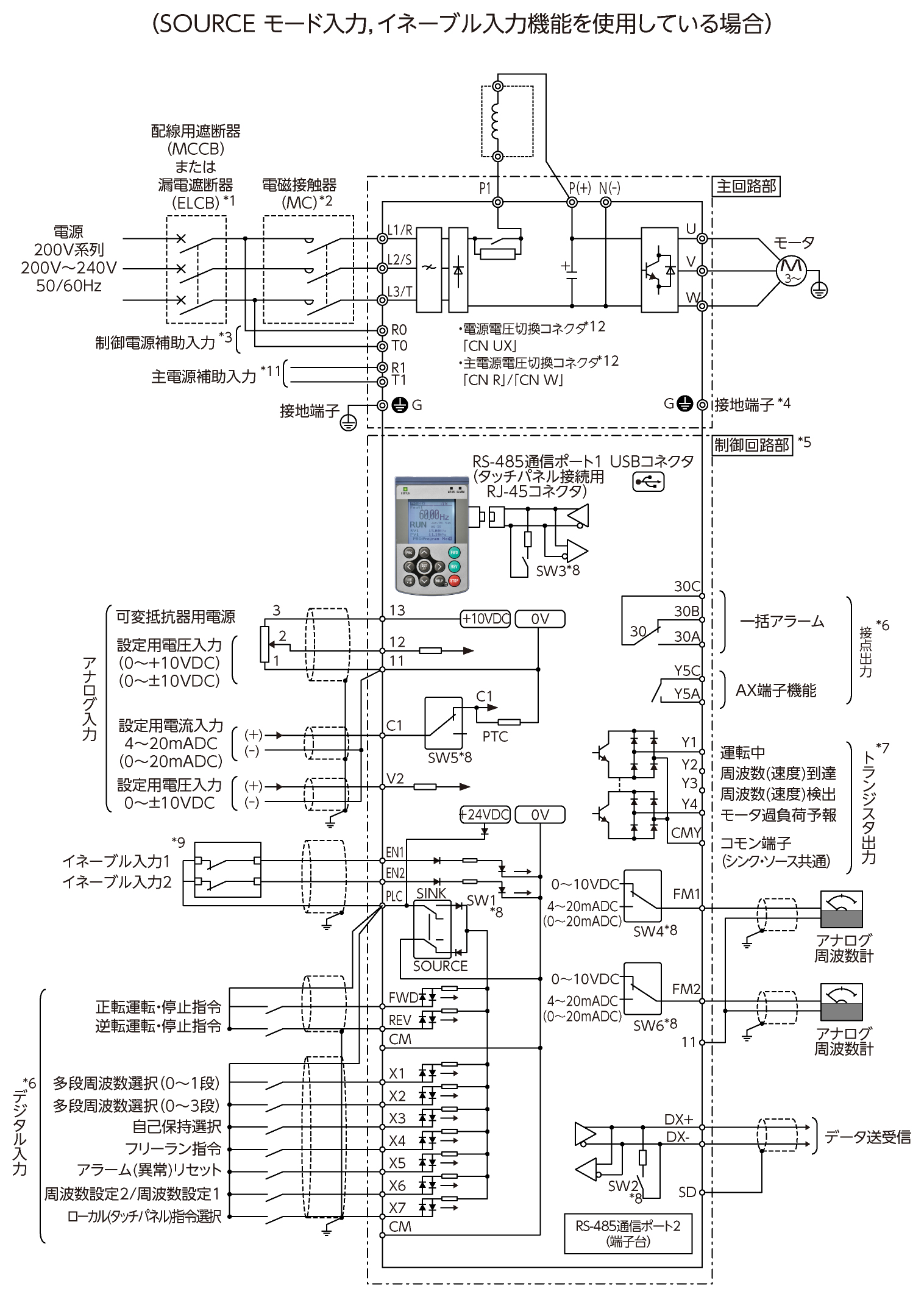 FRN75AR1S-2Jの接続図(その4)