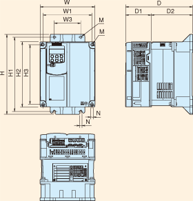 インバータ本体 図G