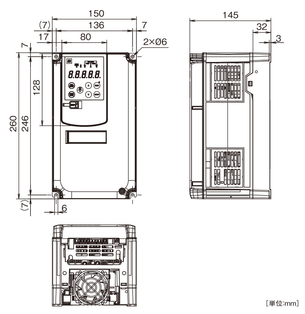 人気提案 FRN3.7G2S-2JFUJI 富士電機 3相200V系列 低圧インバータ