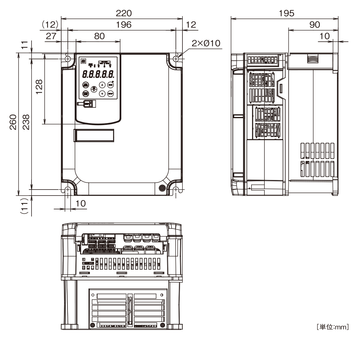 富士電機 インバーター FRN5.5G2S-2J-