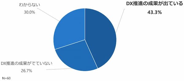 デジタル・トランスフォーメーション（DX）の成果