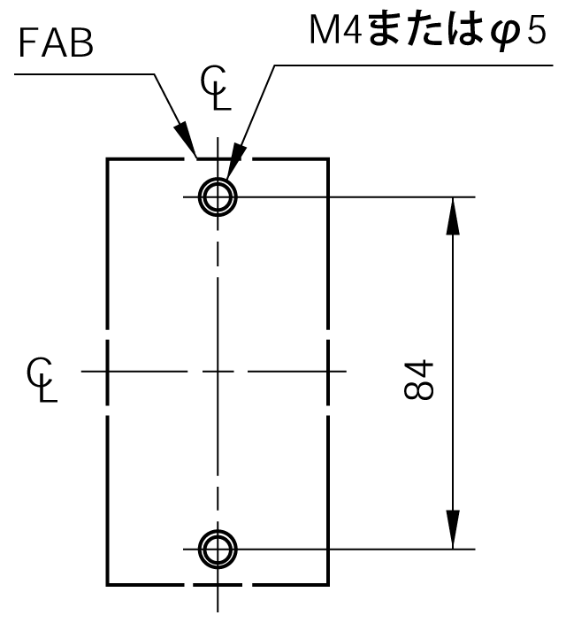 EA52A 取付穴寸法