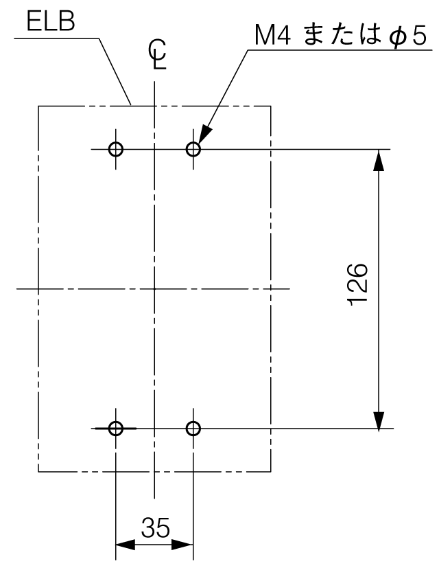 EG203NC 取付穴寸法