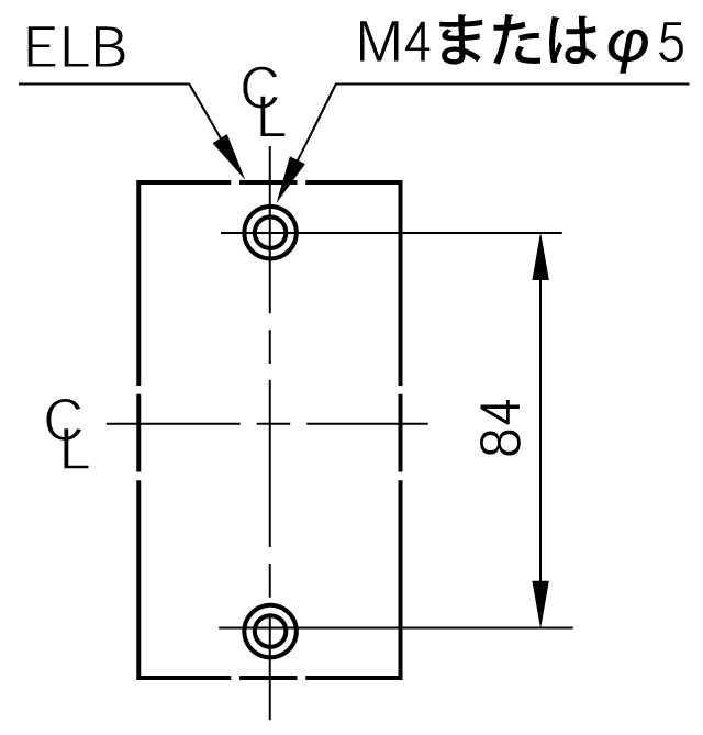 EG52F 取付穴寸法