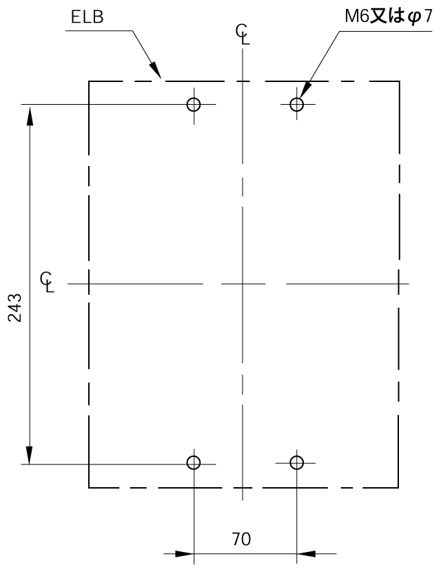 EG603B 取付穴寸法