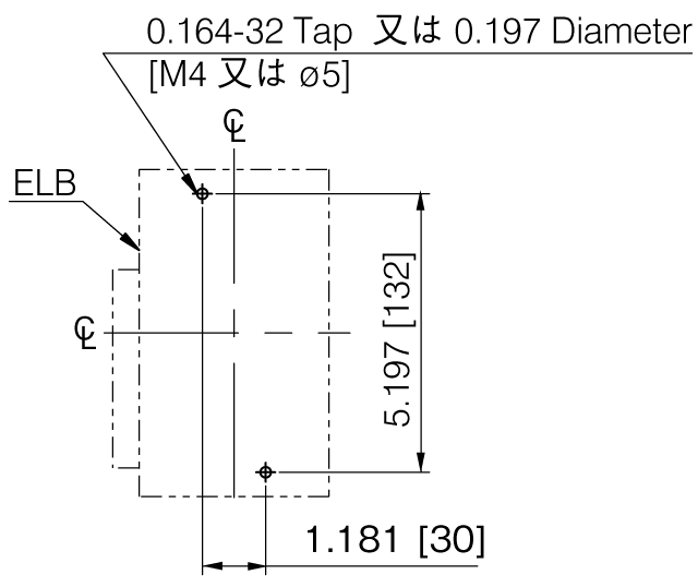 SG103CUL 取付穴寸法