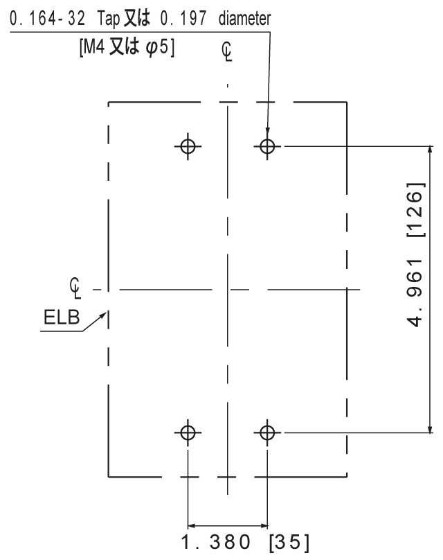 SG203CUL 取付穴寸法