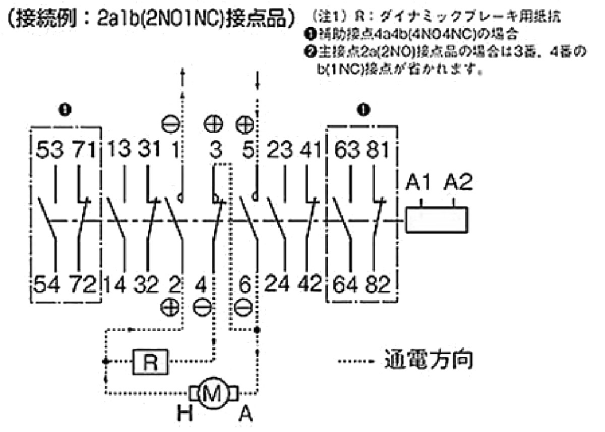 直流モータのダイナミックブレーキにも対応