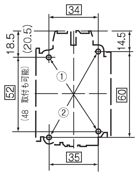 取付寸法図 SC-4-1 1P