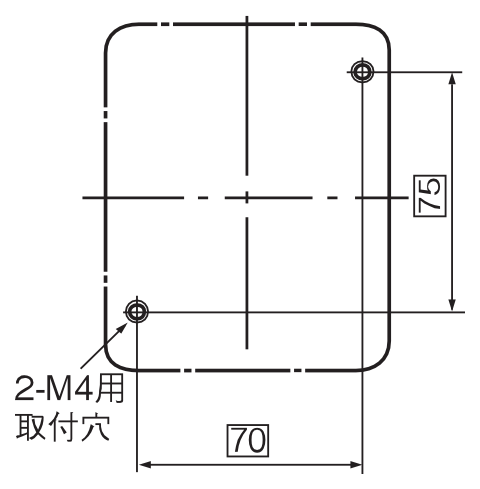 取付寸法図 SC-3N 4P