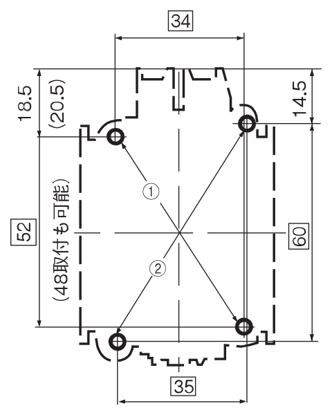 取付寸法図 SH-5 5P
