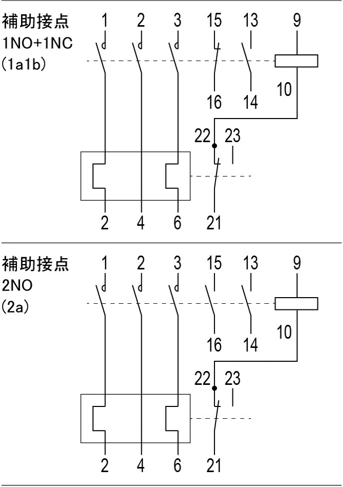 接点構成図 SRCa3931-5-1 CN 2P