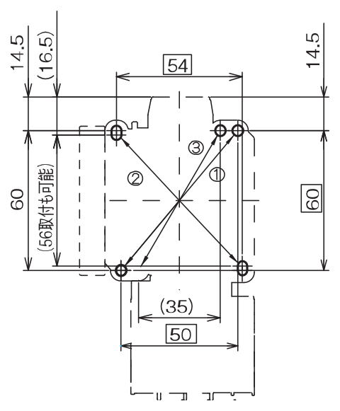 取付寸法図 SW26D 4P