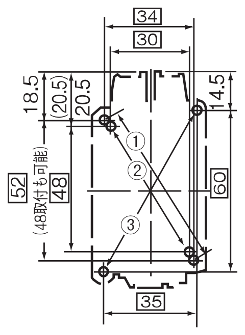 取付寸法図 SC-03 1P