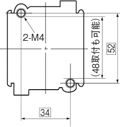取付寸法図 SRCa3631-05 2P