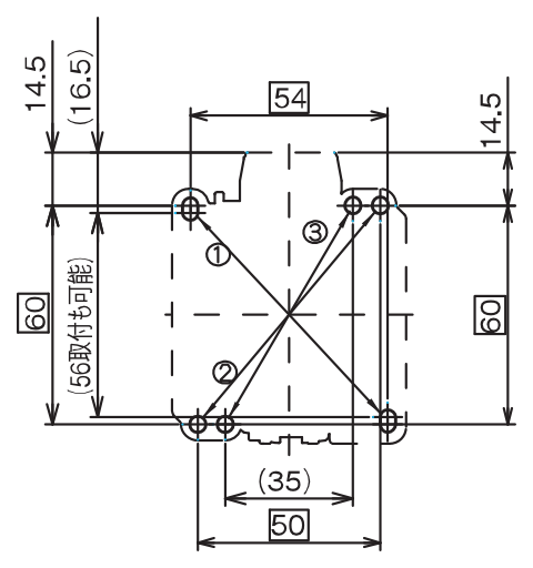 取付寸法図 SC20D 2P