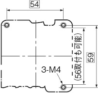 取付寸法図 SRC3631-5-1N 4P