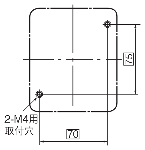 取付寸法図 SC-2SN 4P