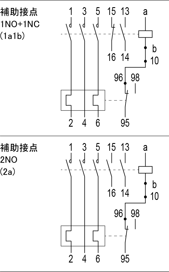 接点構成図 SRCa3931-05 CN 2P