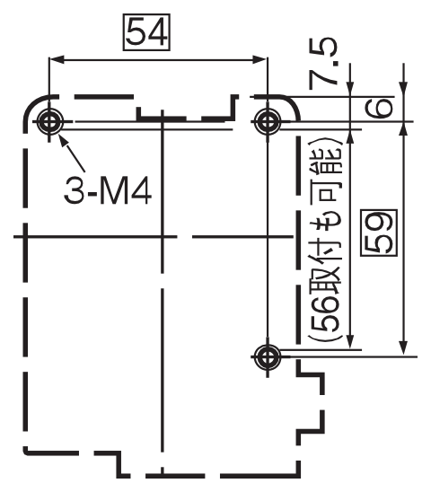 取付寸法図 SRCa3931-5-1 CN 2P