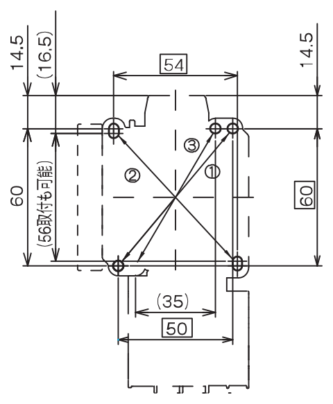 取付寸法図 SW38D 4P