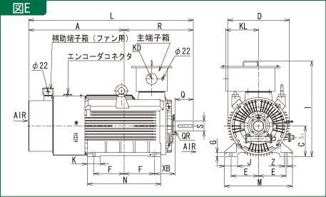 標準形センサ付き Gnf2 Series 製品外形図 共通仕様 富士電機