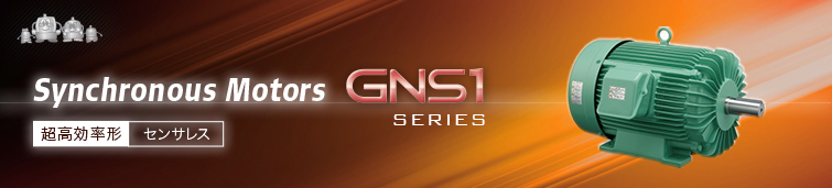 超高効率形 センサレス GNS1 Series